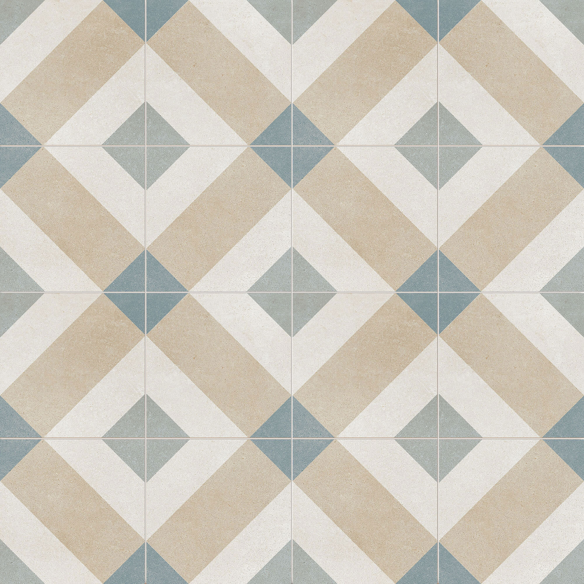 83763008 Плитка Geometric 45x45 см 1 м² цвет бежевый timeless Santreyd - Вид №1