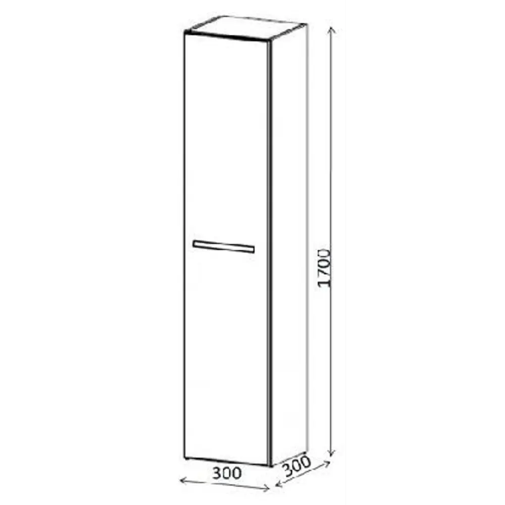 Пенал «Эстер» 30 см цвет сонома Santreyd STLM-2045295 - Вид №6