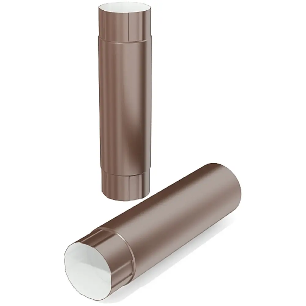 Труба водосточная 100x1000 мм цвет коричневый Santreyd STLM-2127340