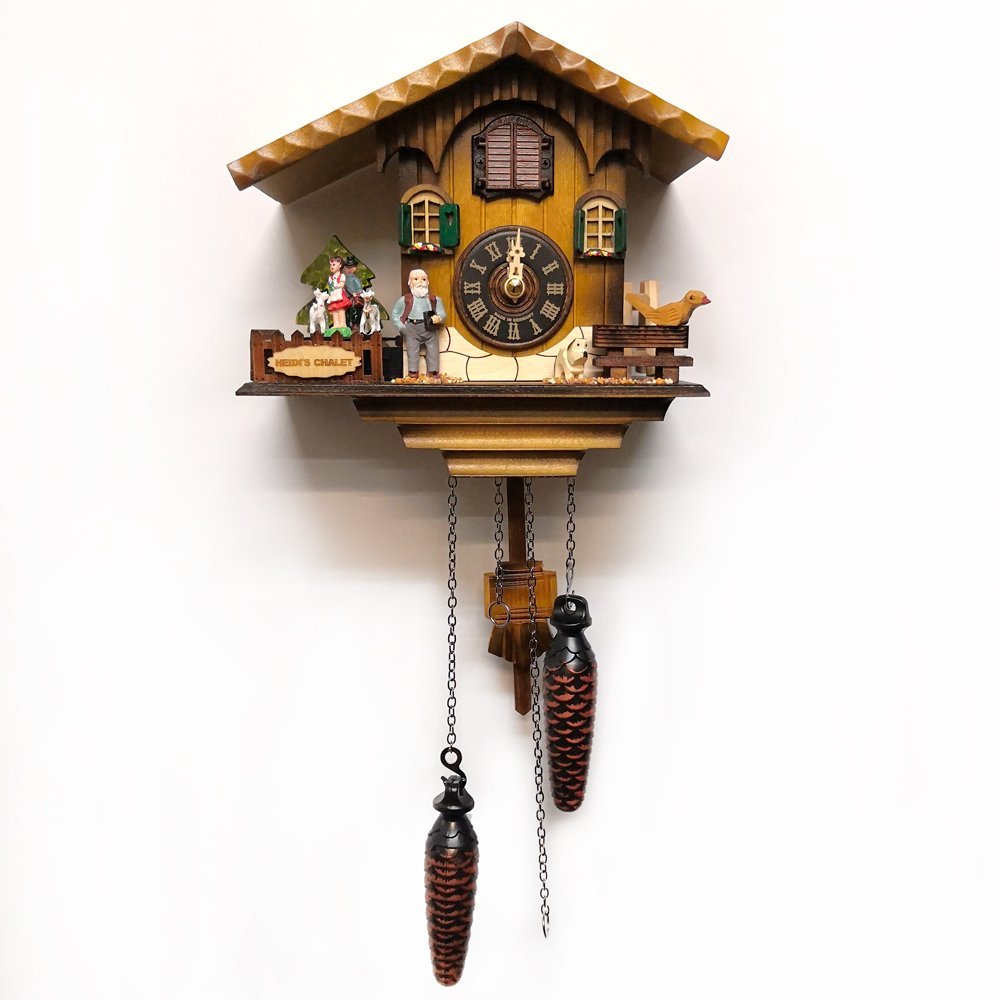 Часы настенные деревянные орех с кукушкой Sars 8MT SARS ДИЗАЙНЕРСКИЕ 00-3967481 Коричневый  - Вид №1