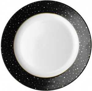 Тарелка DUTCH ROSE Sparklin Black 21 см