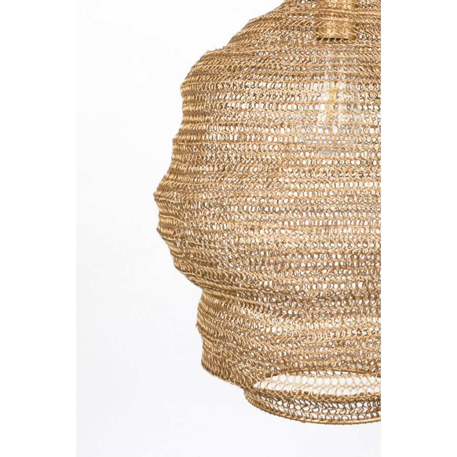 Лампа подвесная Lena L, латунь White Label Living 5300145 - Вид №5