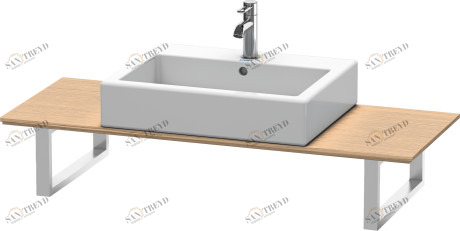 XL013C05252 X-Large Консоль для накладных раковин и встраиваемых умывальников Европейский дуб, декор Duravit