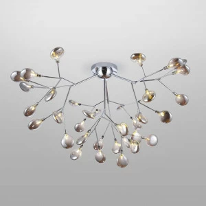 Люстра потолочная серая Bogates Lamella 556 BOGATES ДИЗАЙНЕРСКИЕ, LAMELLA 00-3888686 Серый