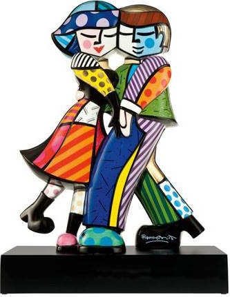 10636188 Goebel Скульптура 63,5см "Щека к щеке" "Бритто" Фарфор 