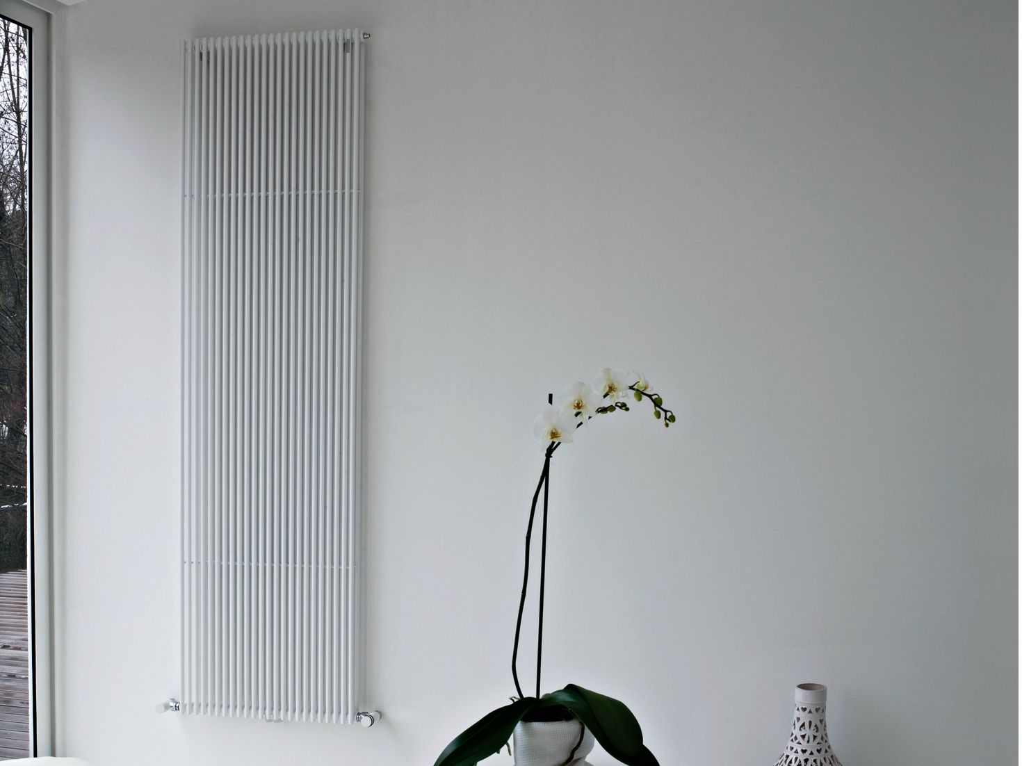 Двойной столбец стали горячей воды полотенцесушитель Tubes основы ARCH-00039844 - Вид №1