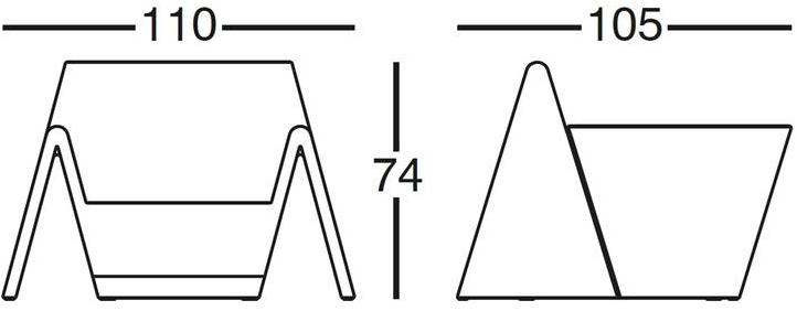 VONDOM Садовое кресло Rest sun-id-1449577 - Вид №2