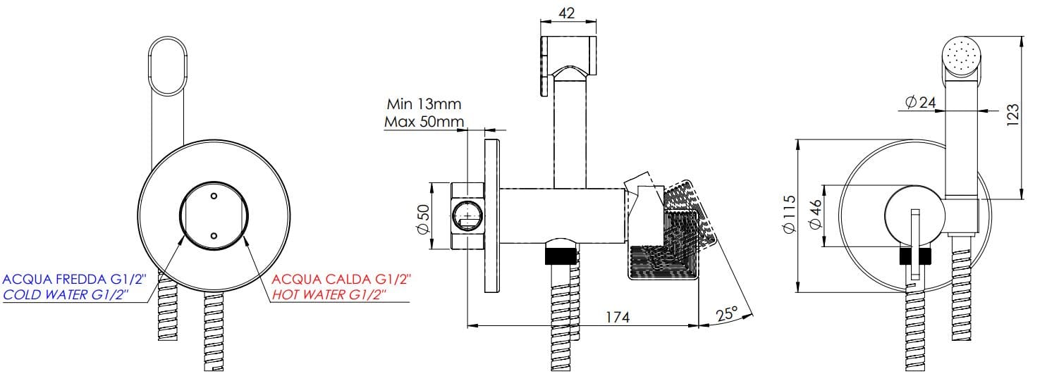 Гидроскоп с миксером Daniel Rubinetterie Stellar ARCH-00033518 - Вид №2