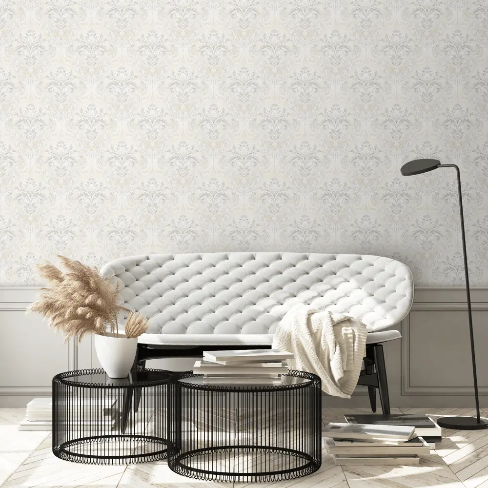 Erismann Renaissan: Флизелиновые обои молочного оттенка для элегантного интерьера 84659741 Renaissance STLM-0053481 - Вид №2