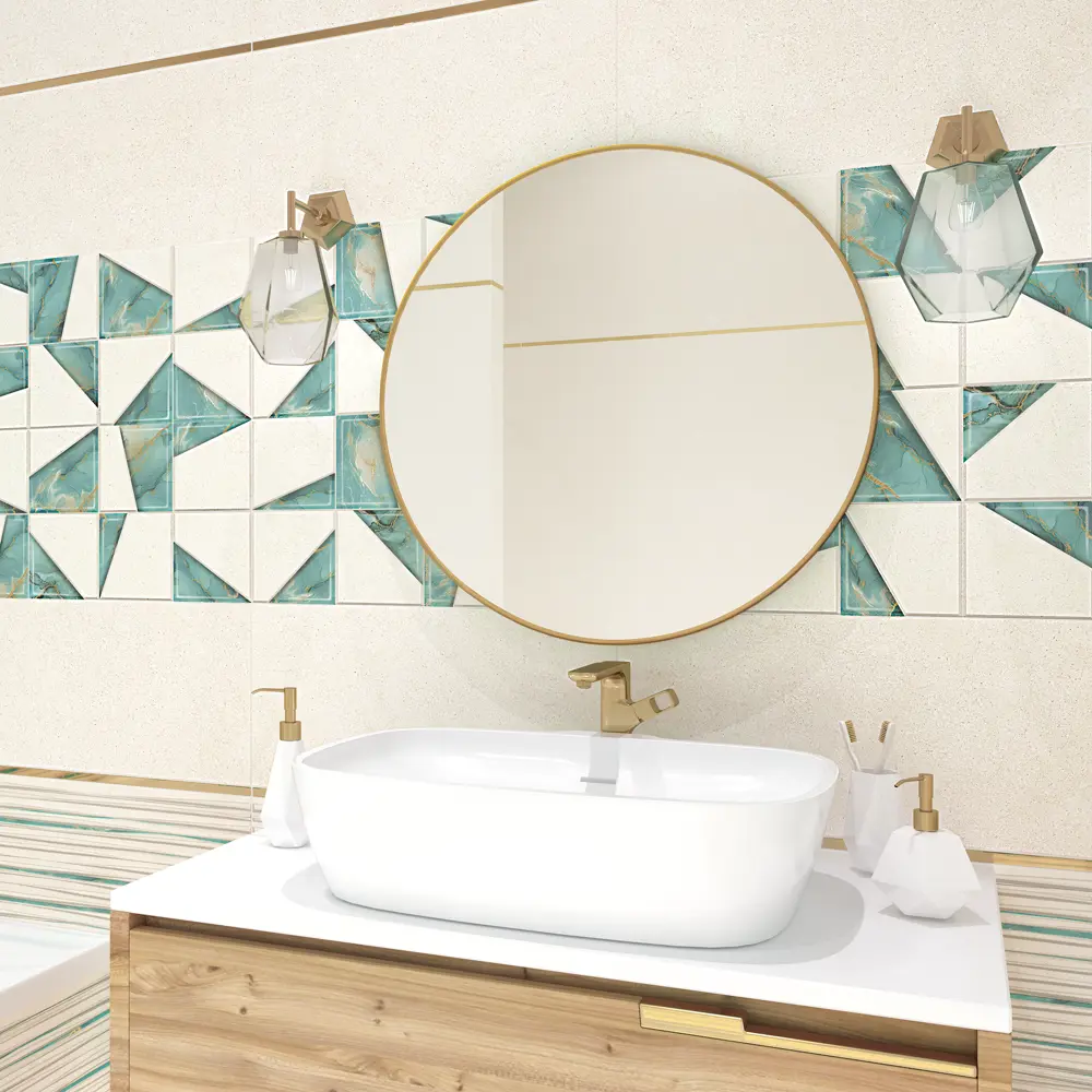 Плитка настенная Enigma 24,9x50см 1.37м2 цвет зеленый Santreyd STLM-2171915 - Вид №4