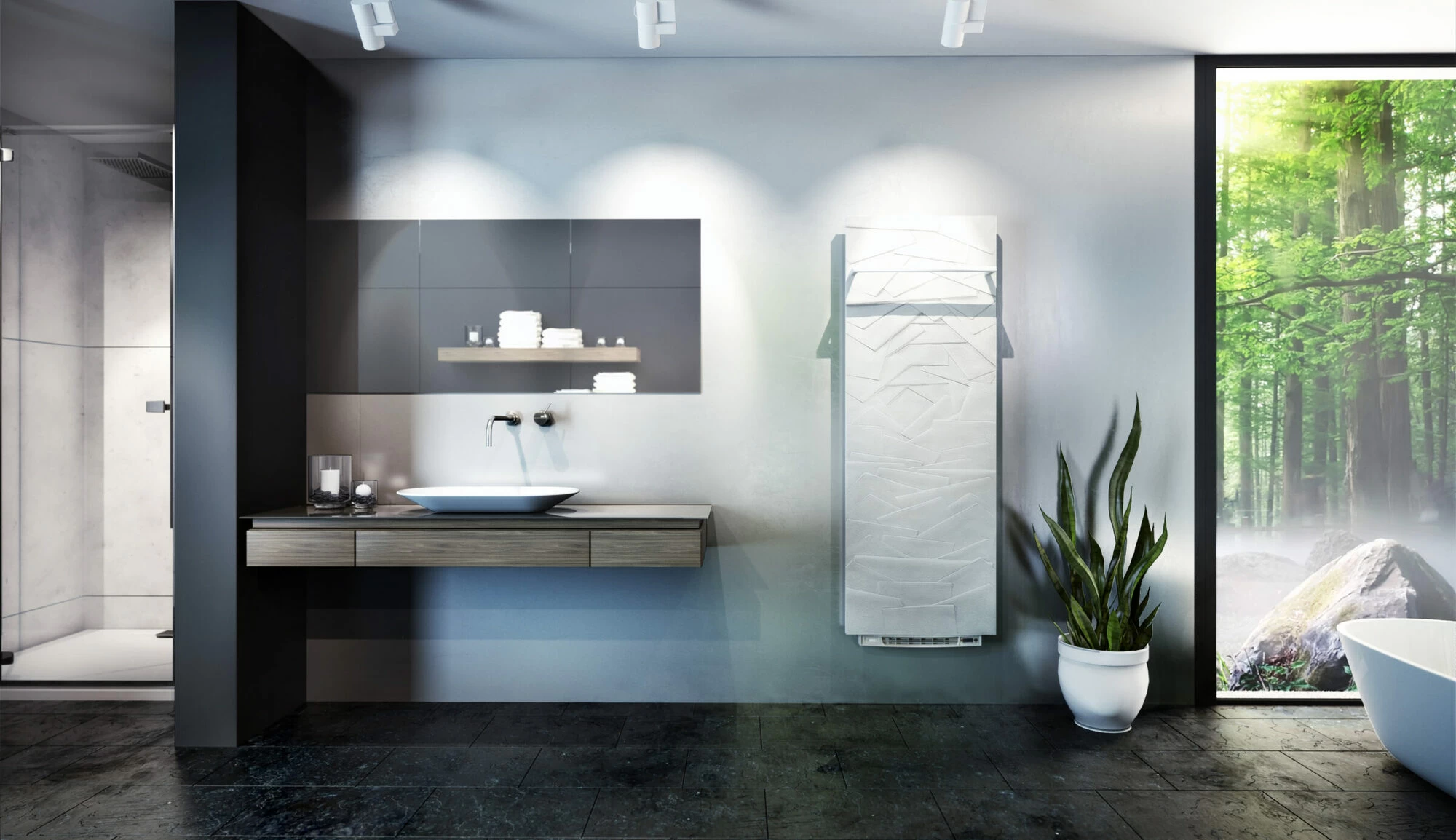 Электрический радиатор 182 x 46.5 cm Oriental bain Cinier  650 Вт sun-id-1218157 - Вид №2