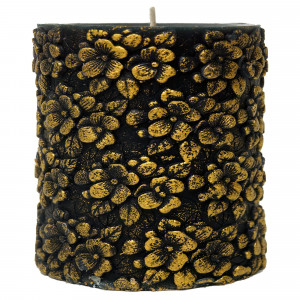 82625962 Свеча «Матиолла» большая, цвет чёрный