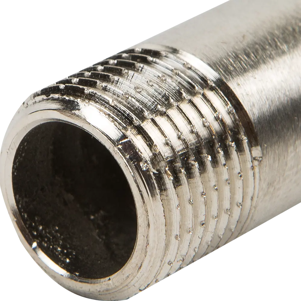 Бочонок Valtec наружная резьба 1/2"х100 мм никелированная латунь VTr.652.N.0410 STLM-2061414 - Вид №1