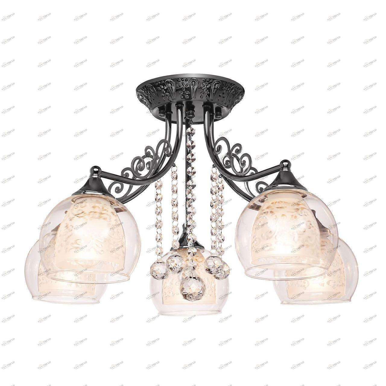 Потолочная люстра Silver Light Moonlight 133.59.5 SILVER LIGHT MOONLIGHT 183404 Белый 