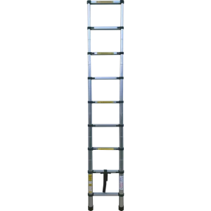 Лестница телескопическая 1-секционная Alumet до 2.6 м 9 ступеней