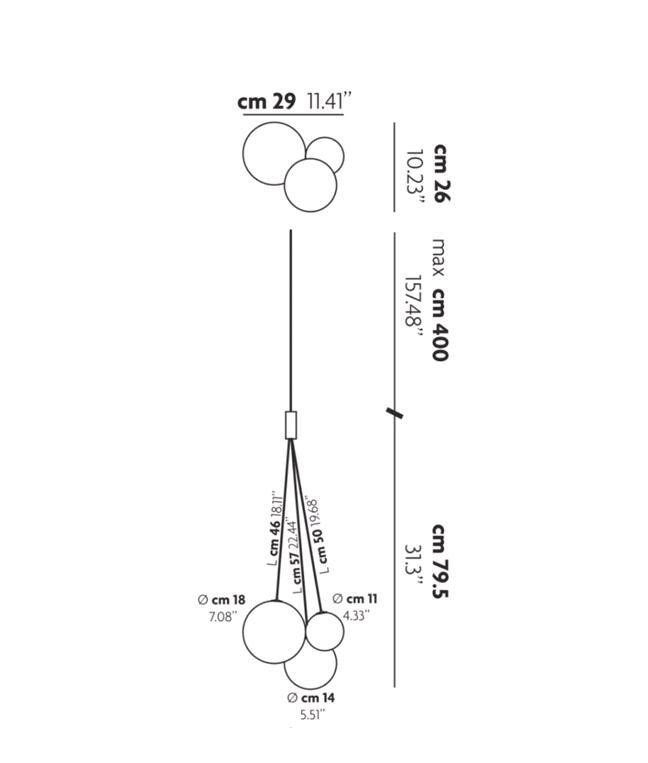 Studio Italia Design Random SO 164004 rosgold подвесной светильник 112590 - Вид №4