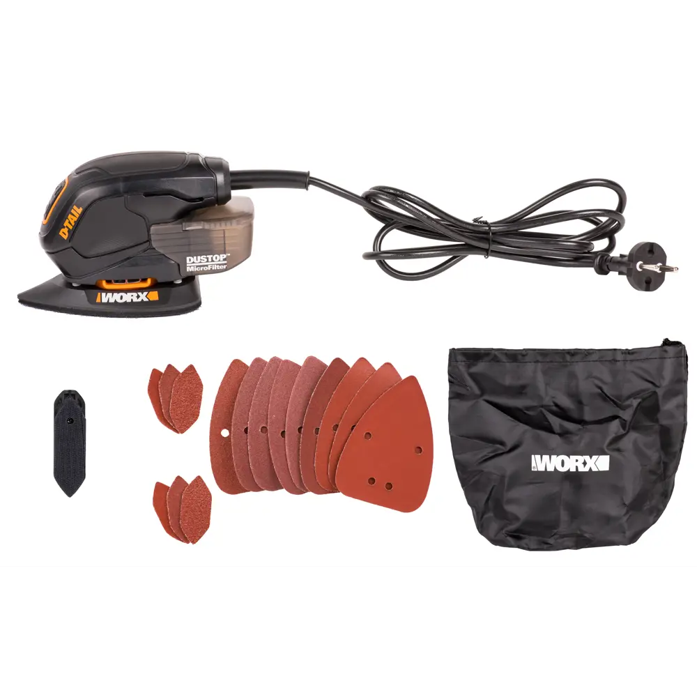 Сетевая дельташлифовальная машина Worx WT649 для точных работ 88279282 STLM-0077128 - Вид №7