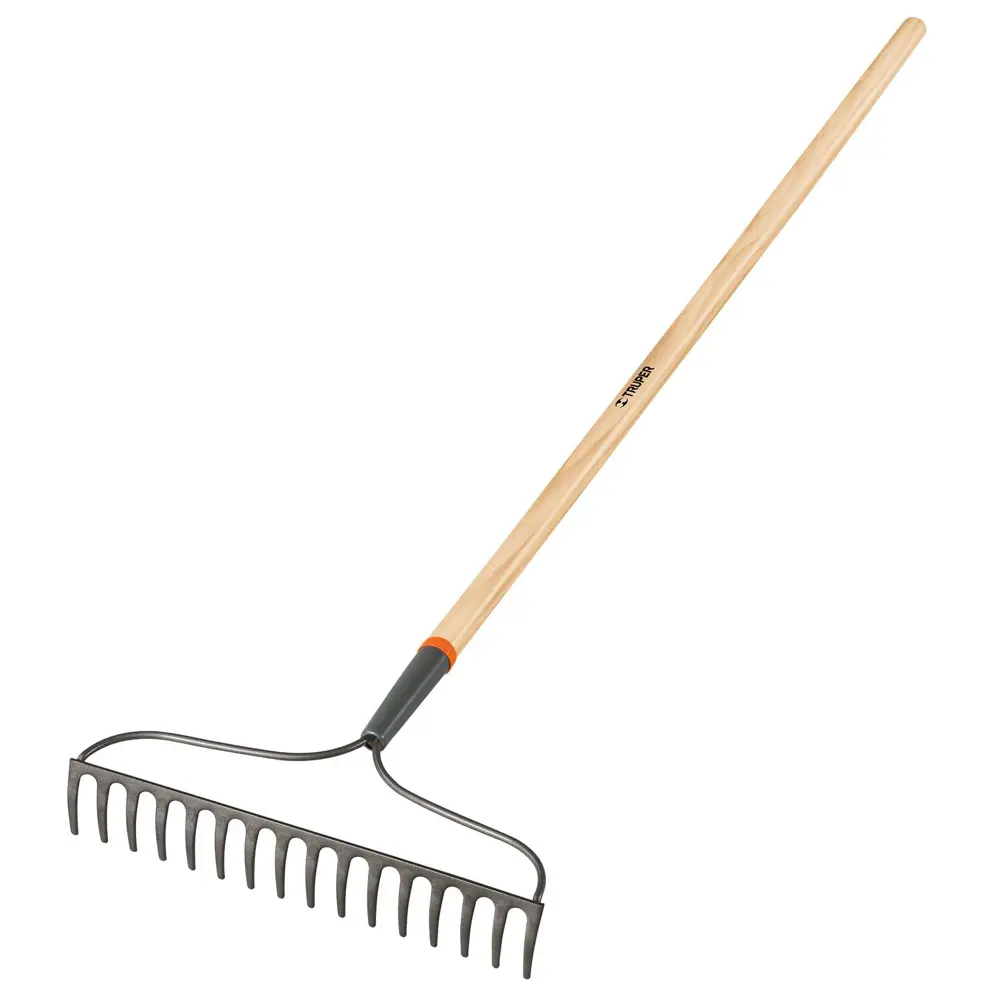 Грабли прямые Truper 17882 16 зубьев 151 см металл с черенком STLM-2008683