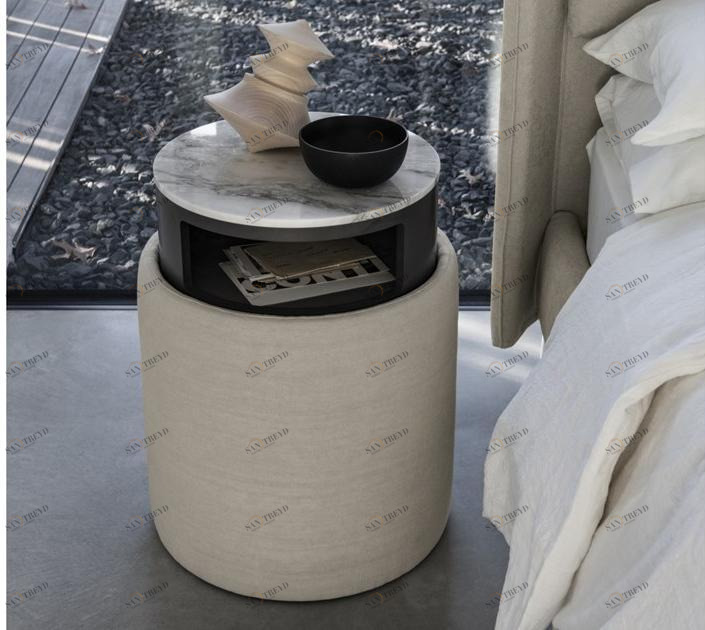 Bolzan Letti Пуф / прикроватная тумба из ткани sun-id-1412052