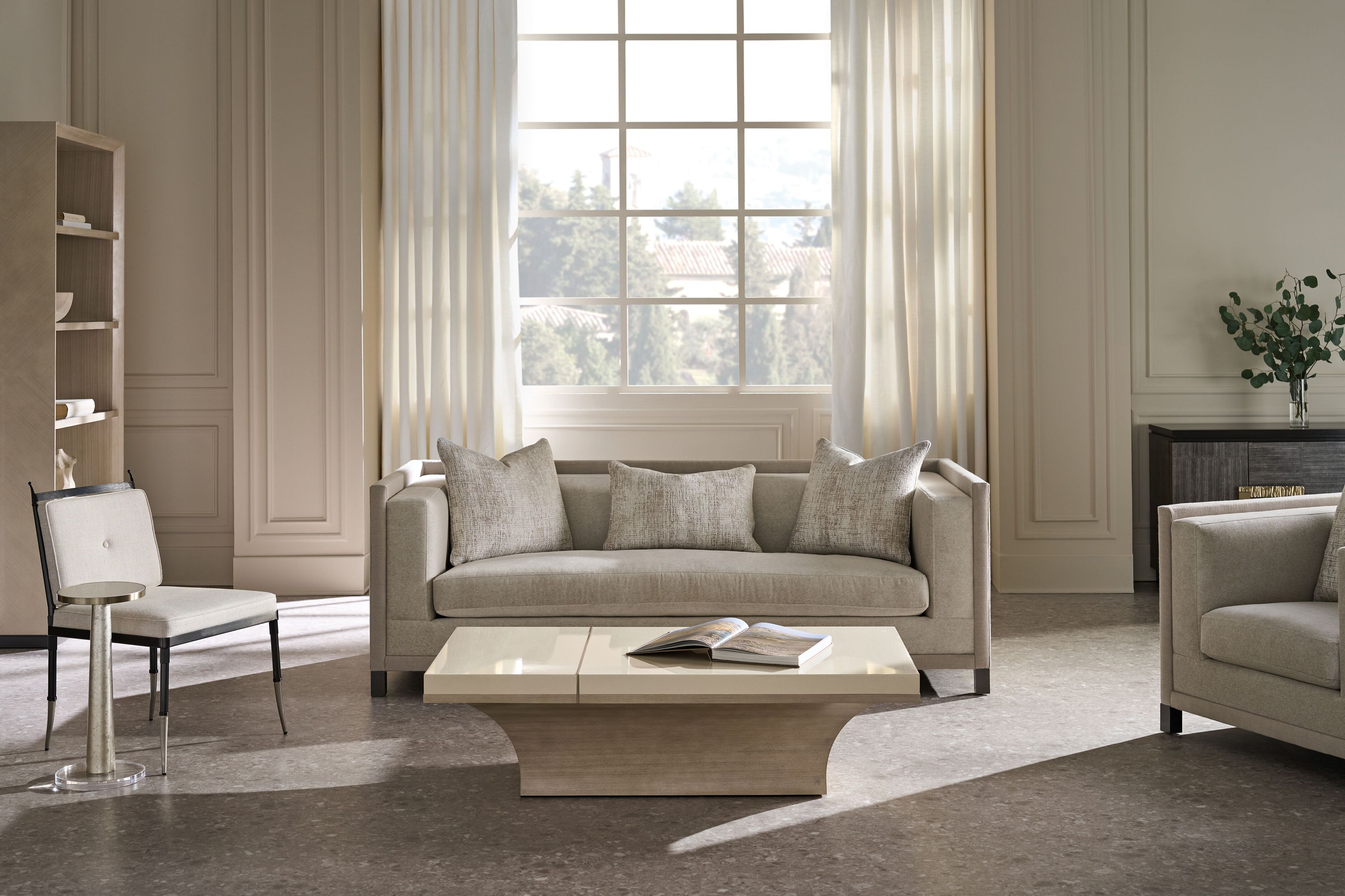 3-местный тканевый диван Caracole смокинг ARCH-00131382 - Вид №4