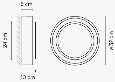 Vibia Светодиодный потолочный светильник из абс Centric 5700 - 5710 - Вид №2