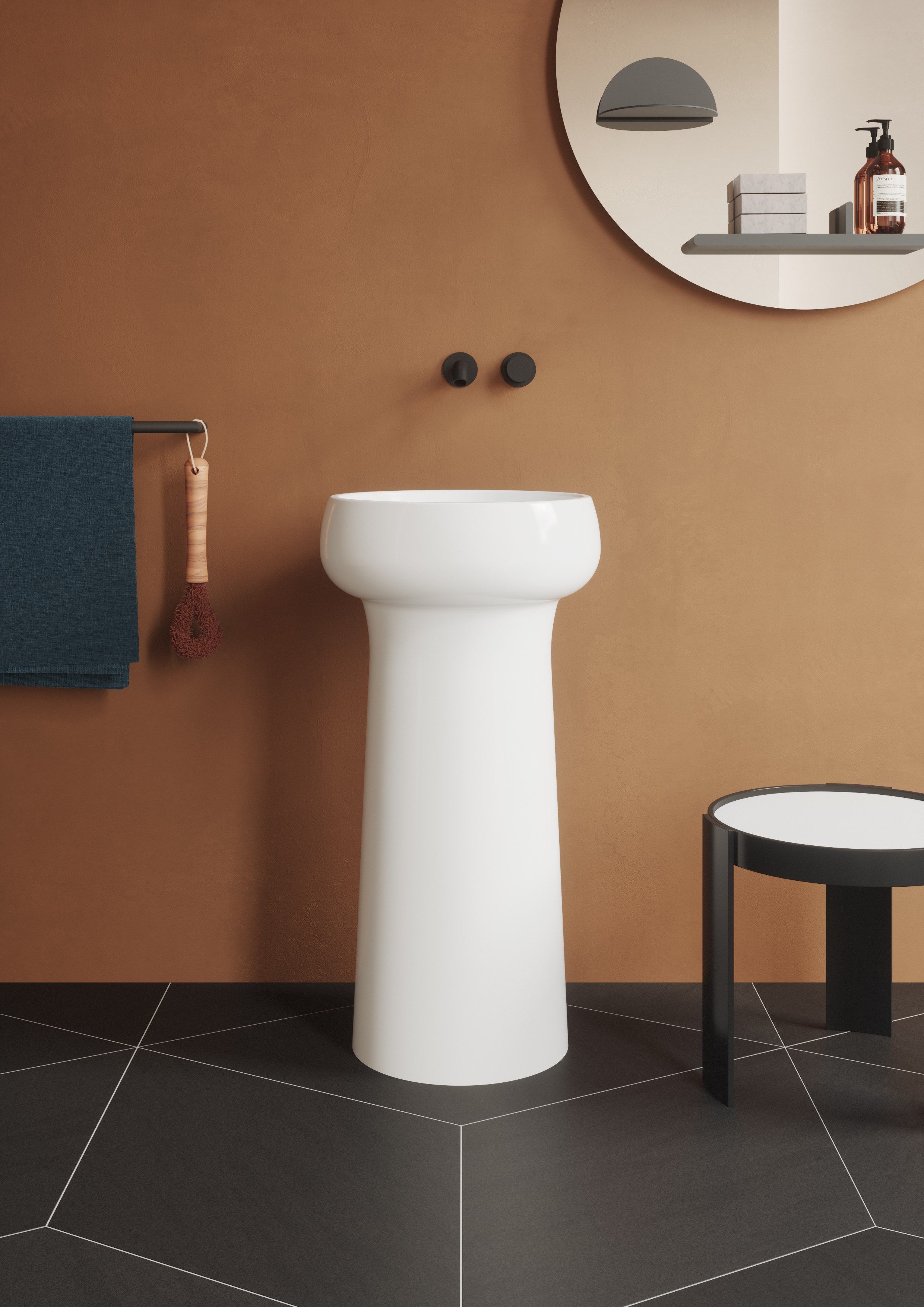 Керамическая отдельно стоящая раковина Azzurra Ceramica специальные предметы ARCH-00004039 - Вид №1