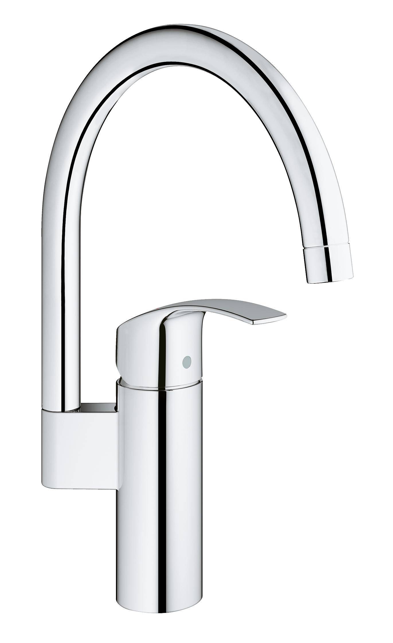 Смеситель для кухни GROHE Eurosmart new с высоким изливом, хром (33202002) - Вид №4
