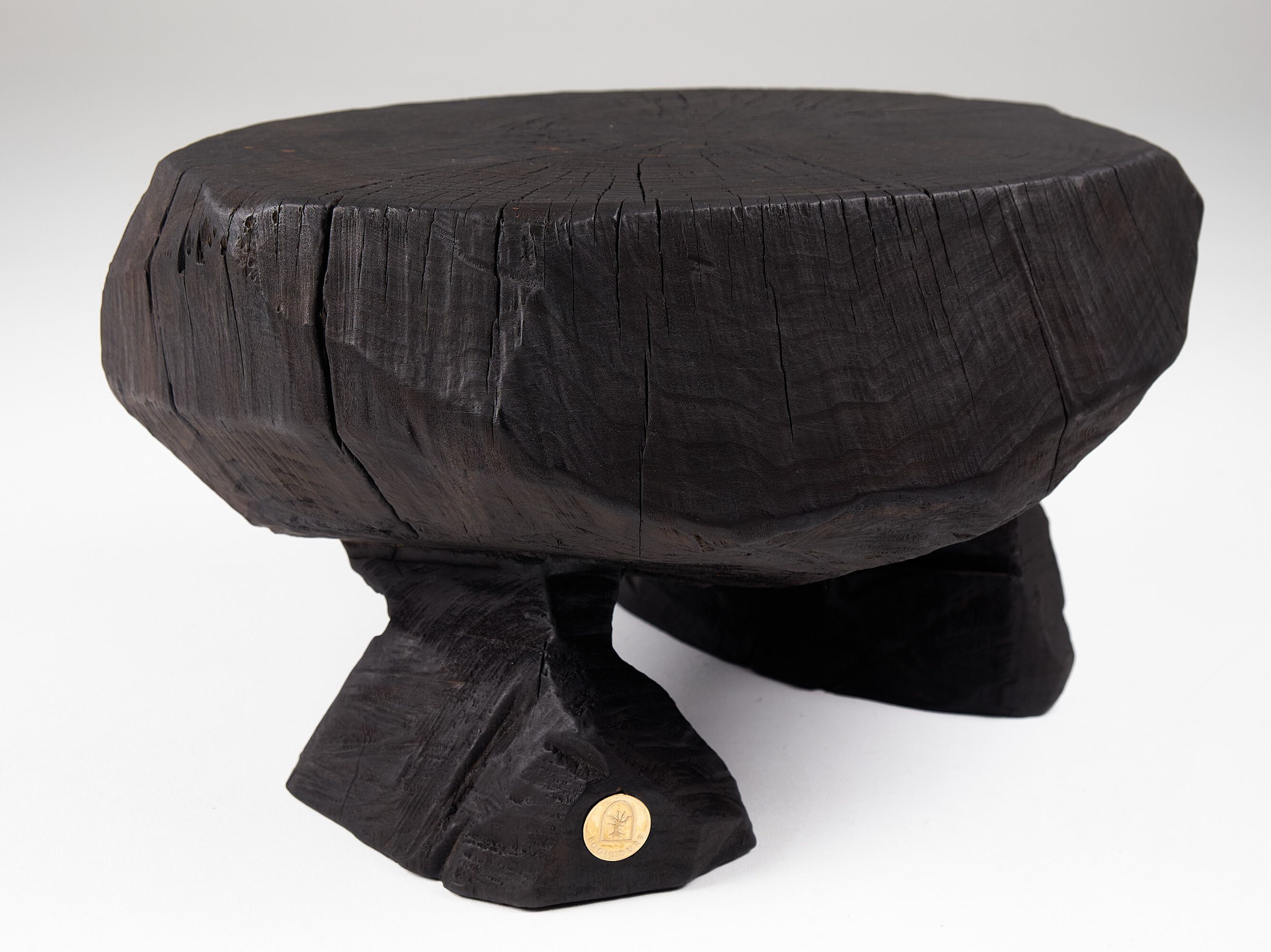 Круглый журнальный столик из дуба Logniture Jownik ARCH-00052720 - Вид №13