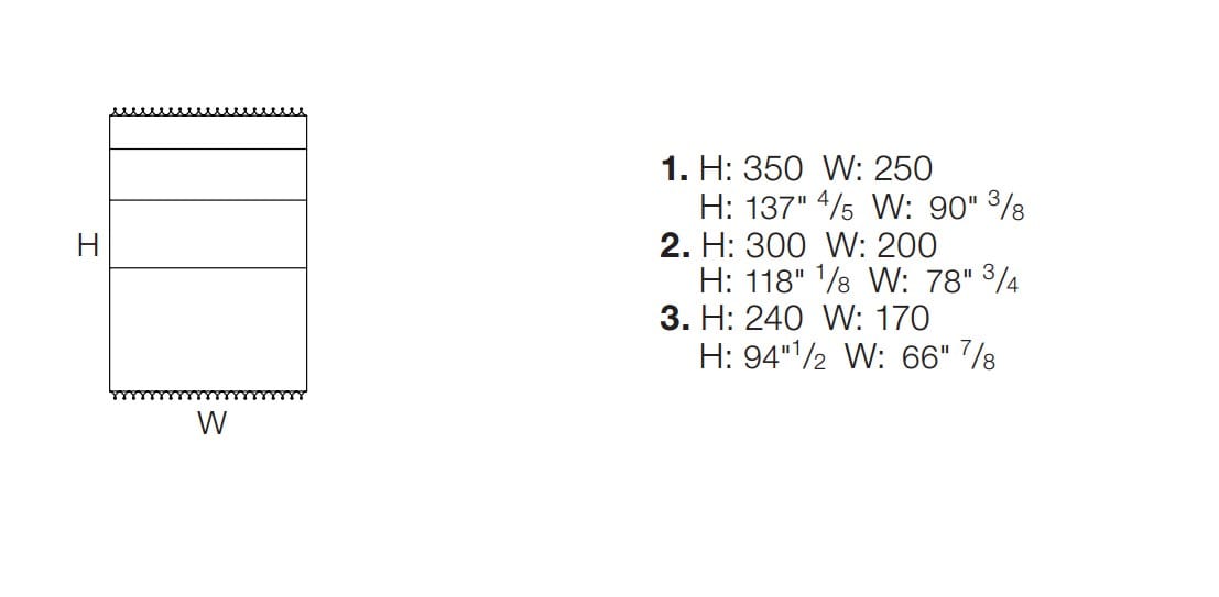Полосатый прямоугольный ковер ручной работы BODEMA LAND ARCH-00024670 - Вид №1