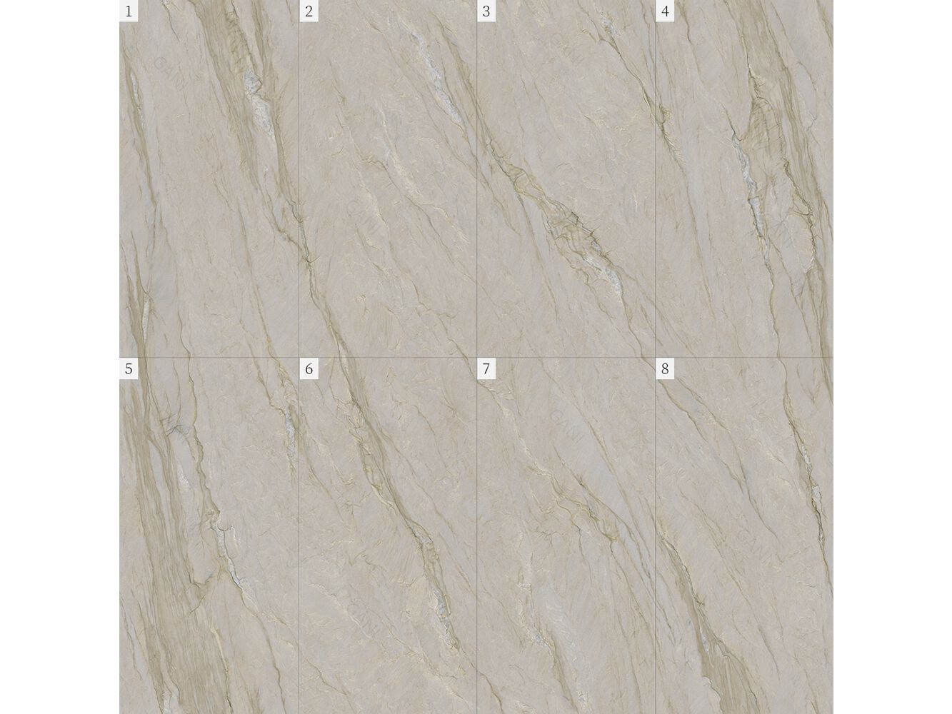 Мраморный пол / покрытие GANI MARBLE TILES MACAUB ARCH-00014879 - Вид №2