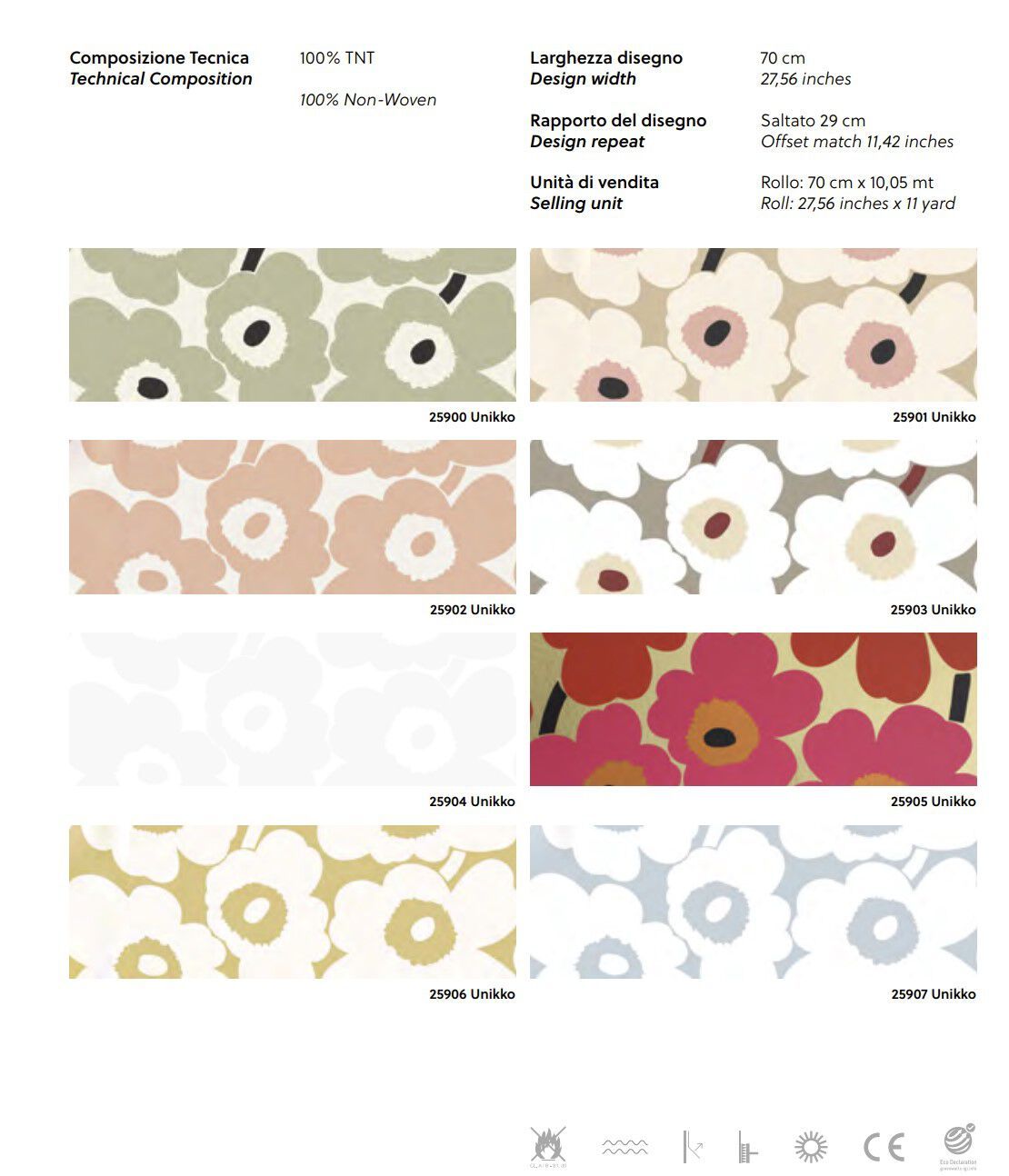 Цветочные узоры нетканые обои Jannelli&Volpi MARIMEKKO VOL. 7 ARCH-00112001 - Вид №2