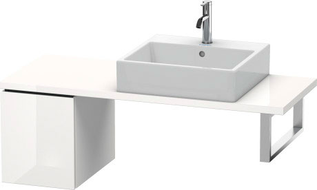 LC582001212 L-Cube Шкафчик для компактной консоли Дуб брашированный, натуральный шпон Duravit - Вид №2