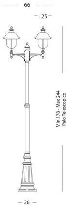 SOVIL Садовый светильник из алюминия и меди Rustica sun-id-1432723 - Вид №6