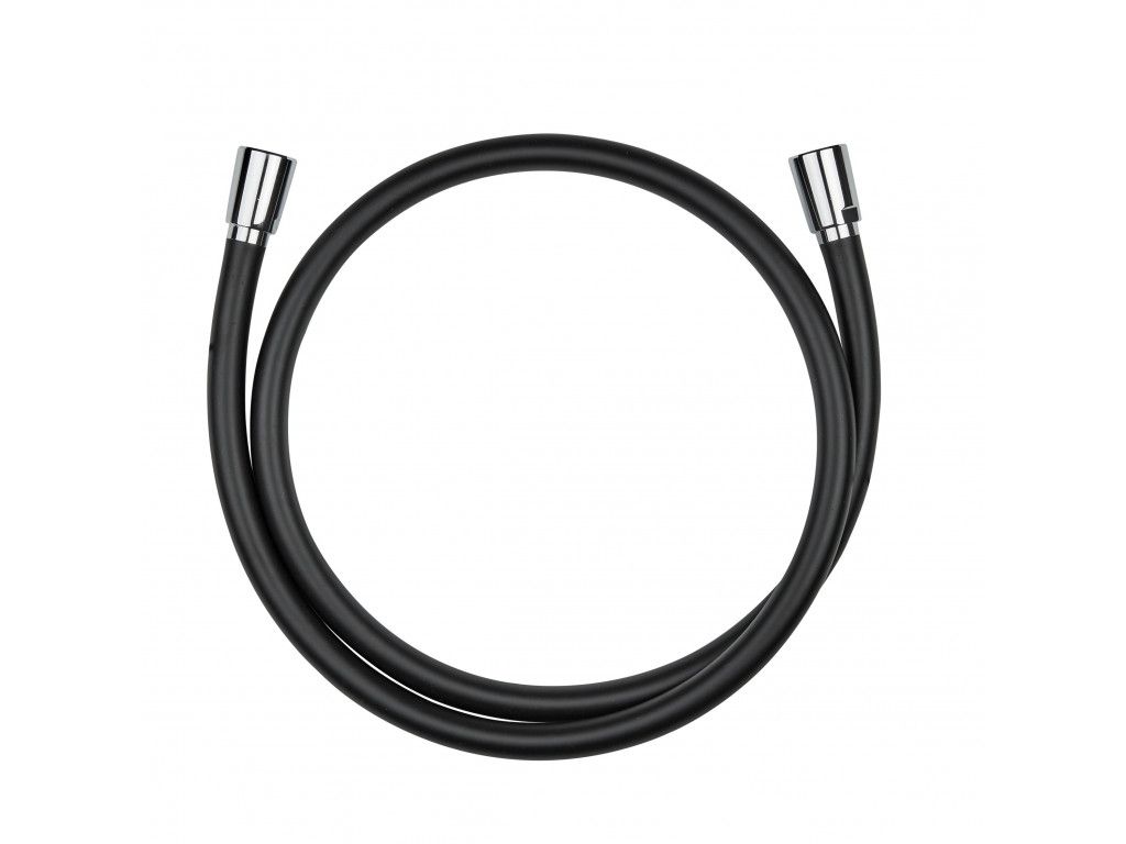 6107187-00 душевой шланг DN 15 KLUDI SUPARAFLEX черный матовый/хром 