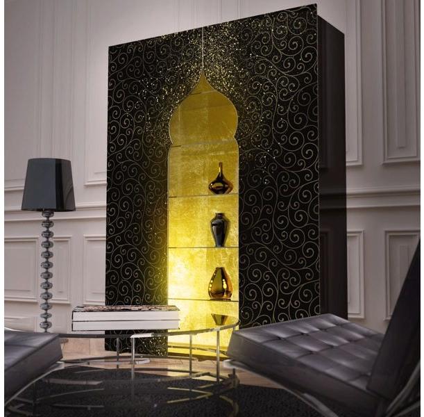 Unica by Tecnotelai Комод из дерева и стекла со встроенной подсветкой Le mille e una notte sun-id-1456425 - Вид №1