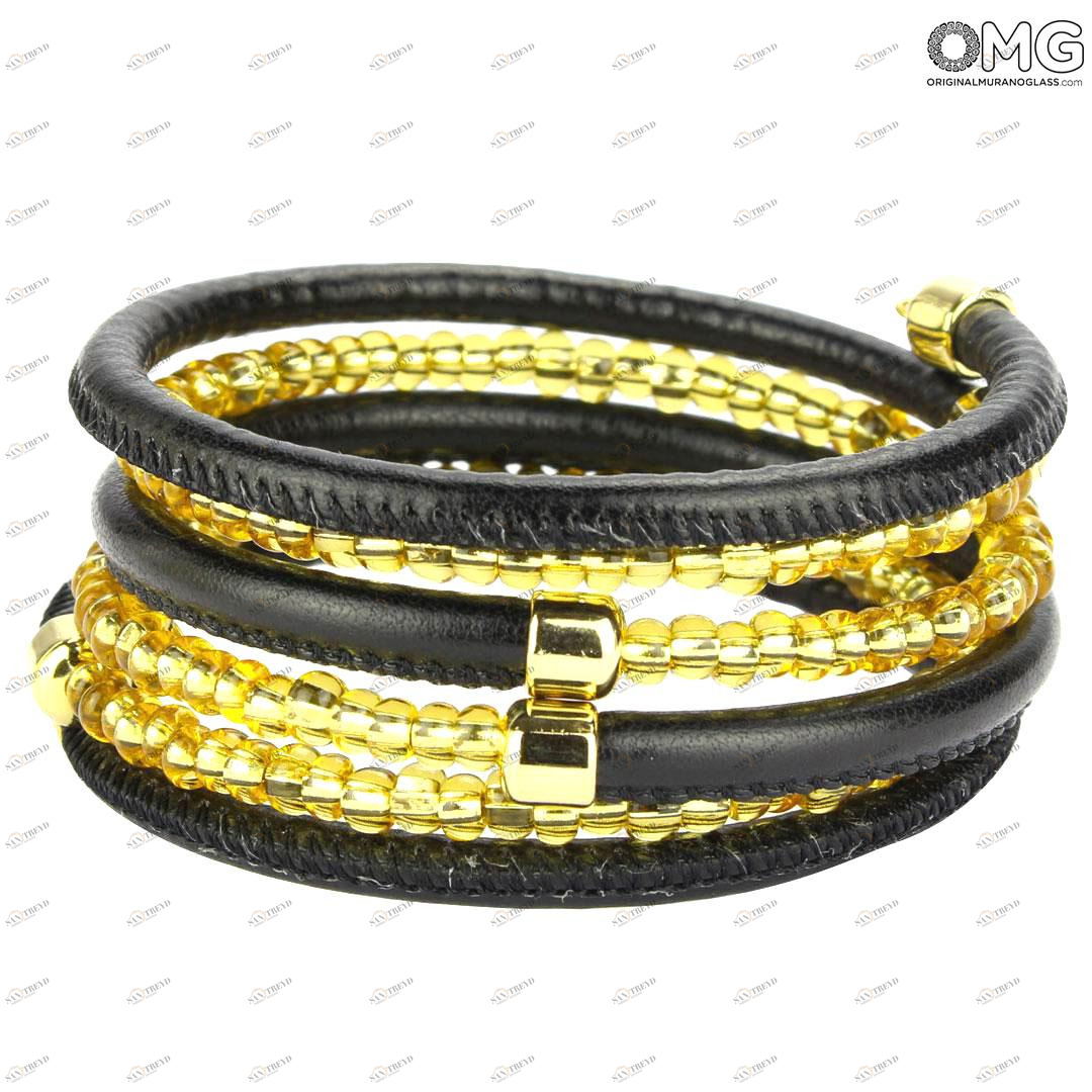 4765 ORIGINALMURANOGLASS Браслет Беззаботность - Коллекция Antica Murrina - муранское стекло Original Murano Glass OMG 7 см 