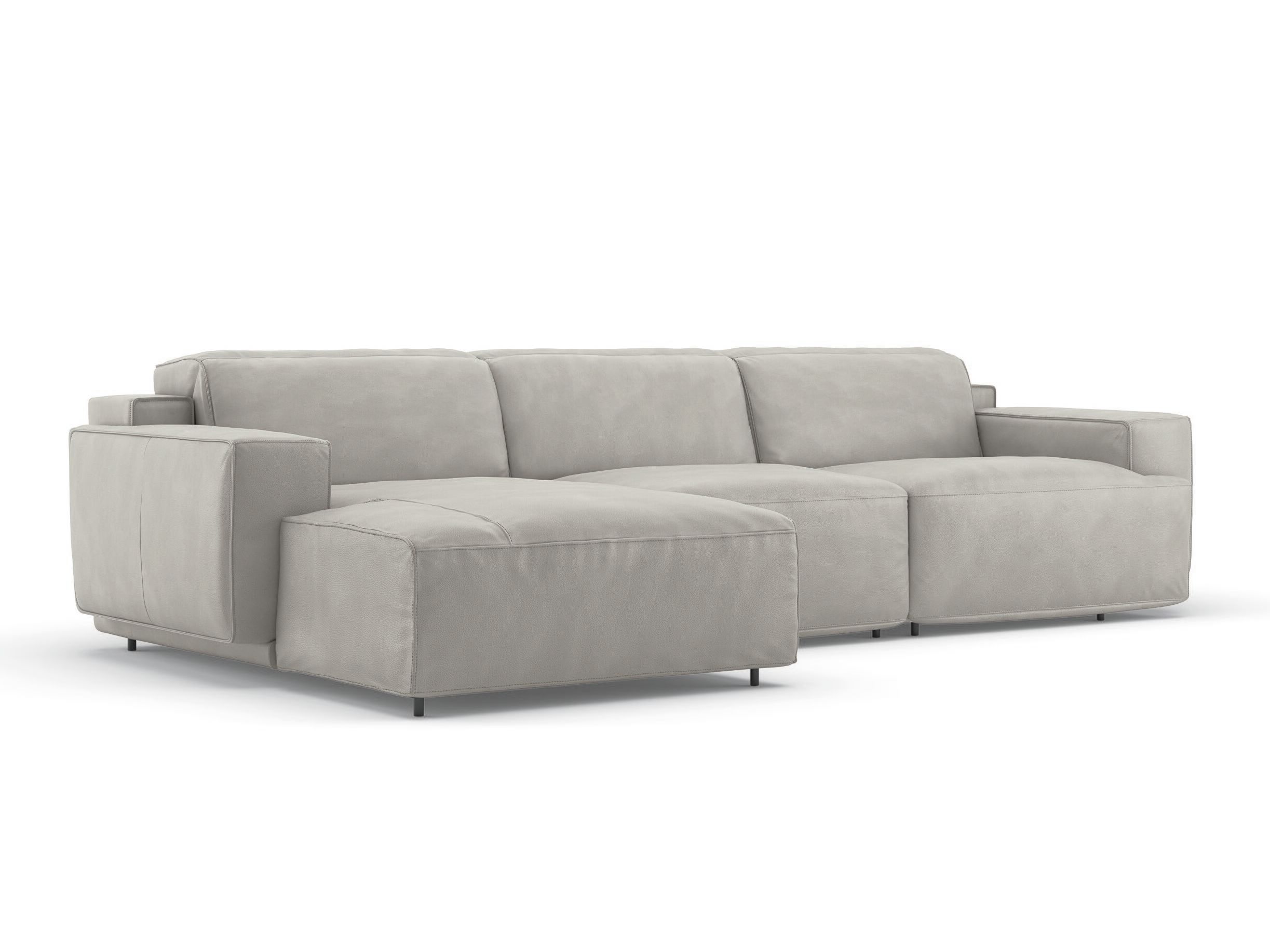 3-местный кожаный диван с откидывающейся спинкой Natuzzi Italia IAGO ARCH-00067871 - Вид №1