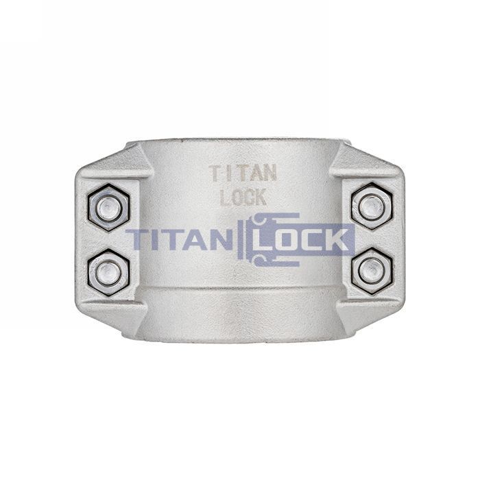 Усиленный 4-х болтовый хомут, алюминий, TL19X6AL TITAN LOCK  - Вид №2