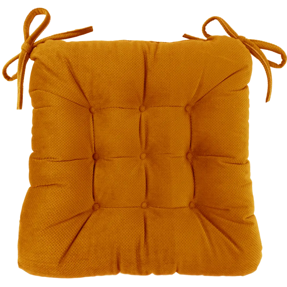 Подушка для стула Linen Way Грид 40x6x36 см полиэстер бронзовый STLM-2156328