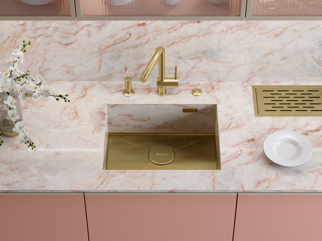 Кухонная мойка Kasen 54-16 INT GM OMOIKIRI 4997061 - Вид №4