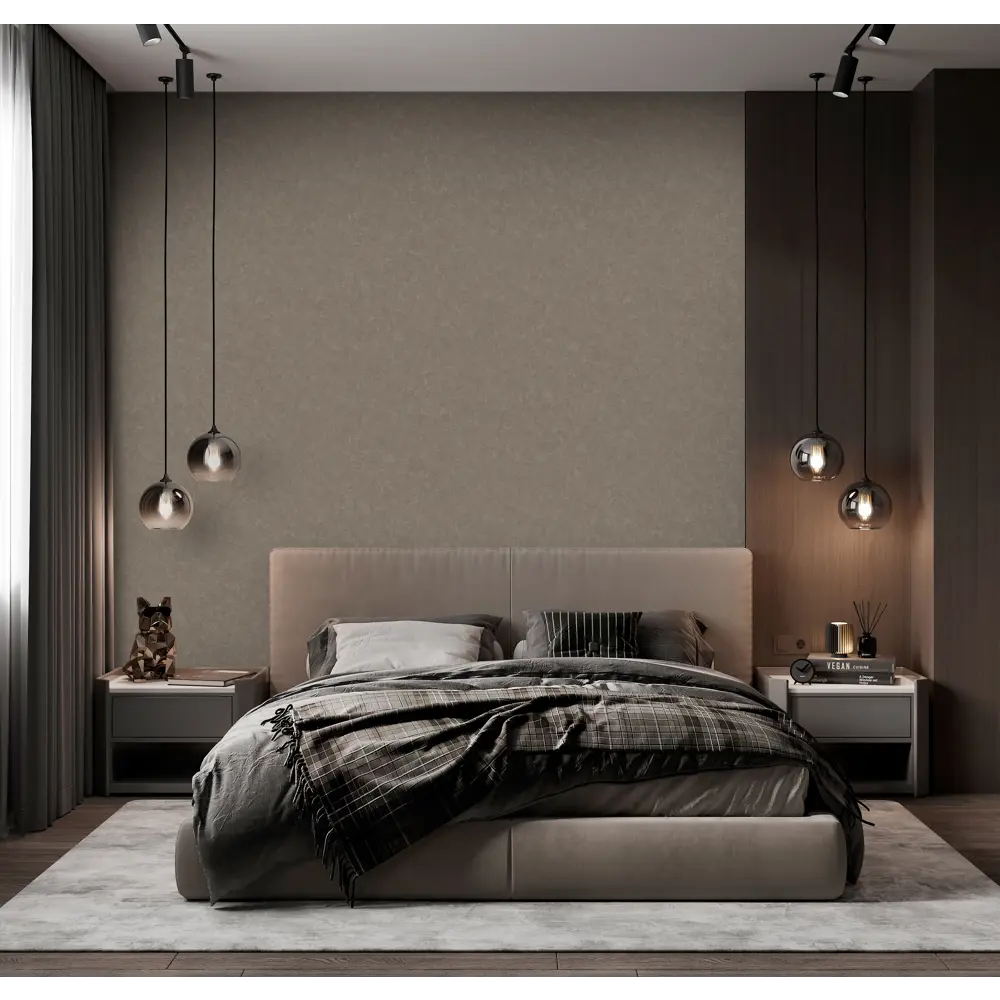 Обои флизелиновые Wallsecret Hypnotic графитовые 1.06 м 8963-16 STLM-2085815 - Вид №4