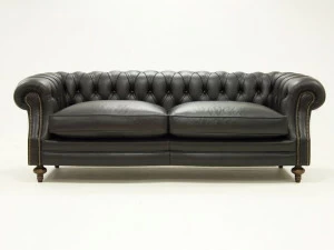 CREARTE COLLECTIONS Стеганый 3-местный кожаный диван  33