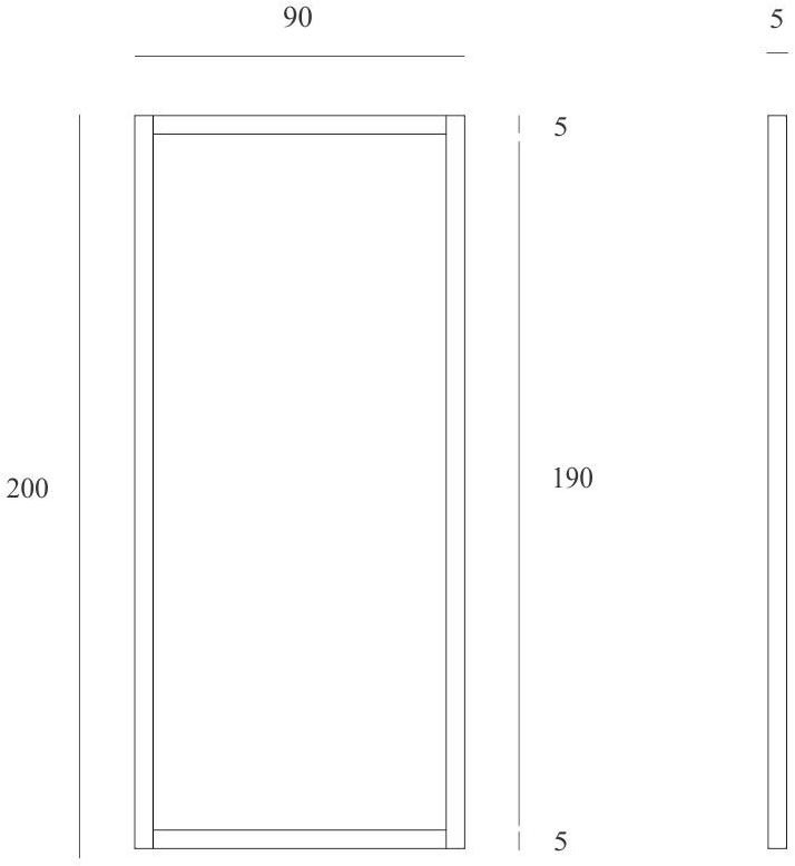 Ethnicraft Прямоугольное зеркало в настенной раме  51299  - Вид №3