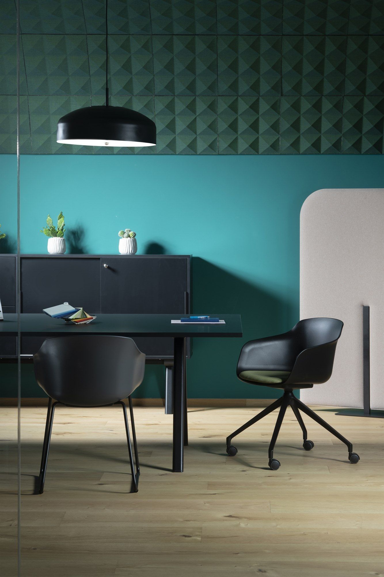 Ткань отдельно стоящая звукопоглощающая перегородка GABER TUNE FREE-STANDING ARCH-00075873 - Вид №6