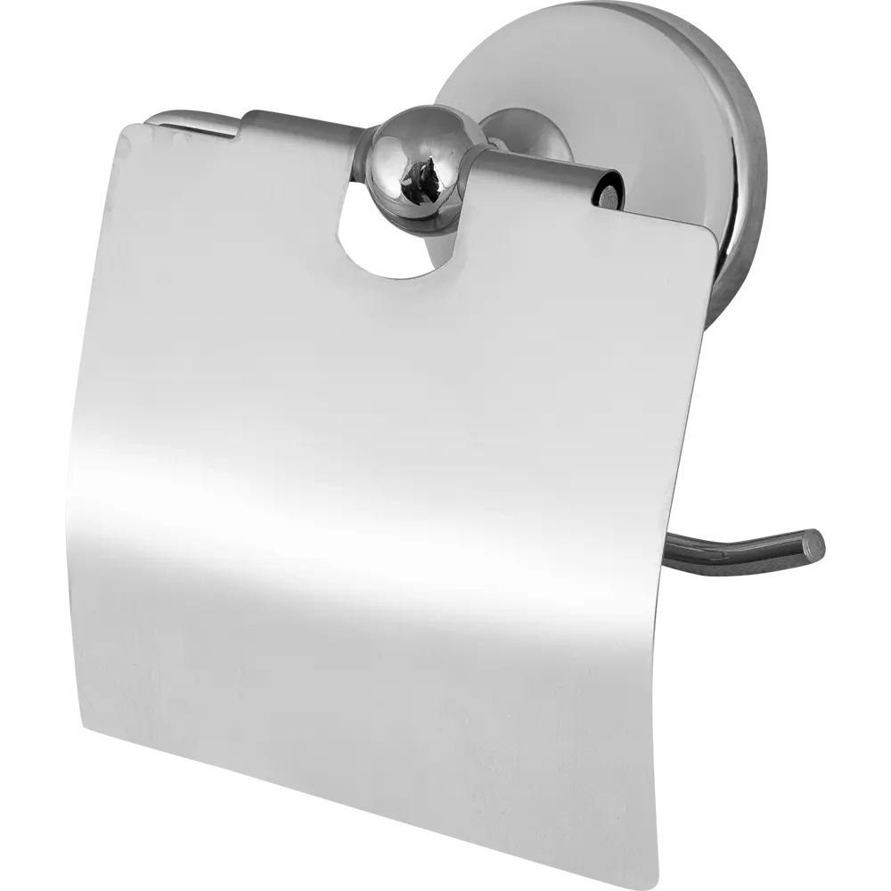 Держатель для туалетной бумаги Brissen Aster с крышкой цвет хром STLM-2087591