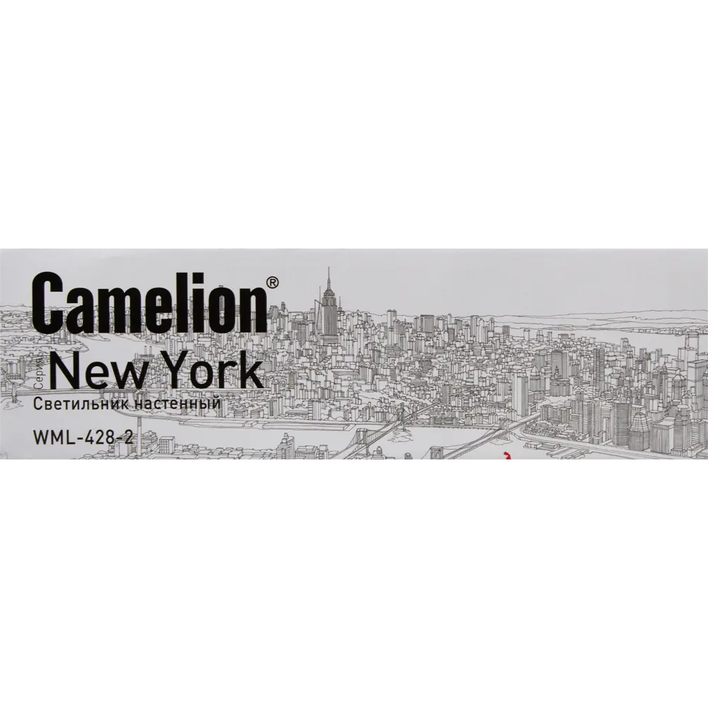 Бра New York WL-428-2 1xЕ27x40 Вт, металл, цвет белый CAMELION STLM-2162519 - Вид №4