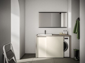 Шкаф для стиральной машины со стиральной машиной