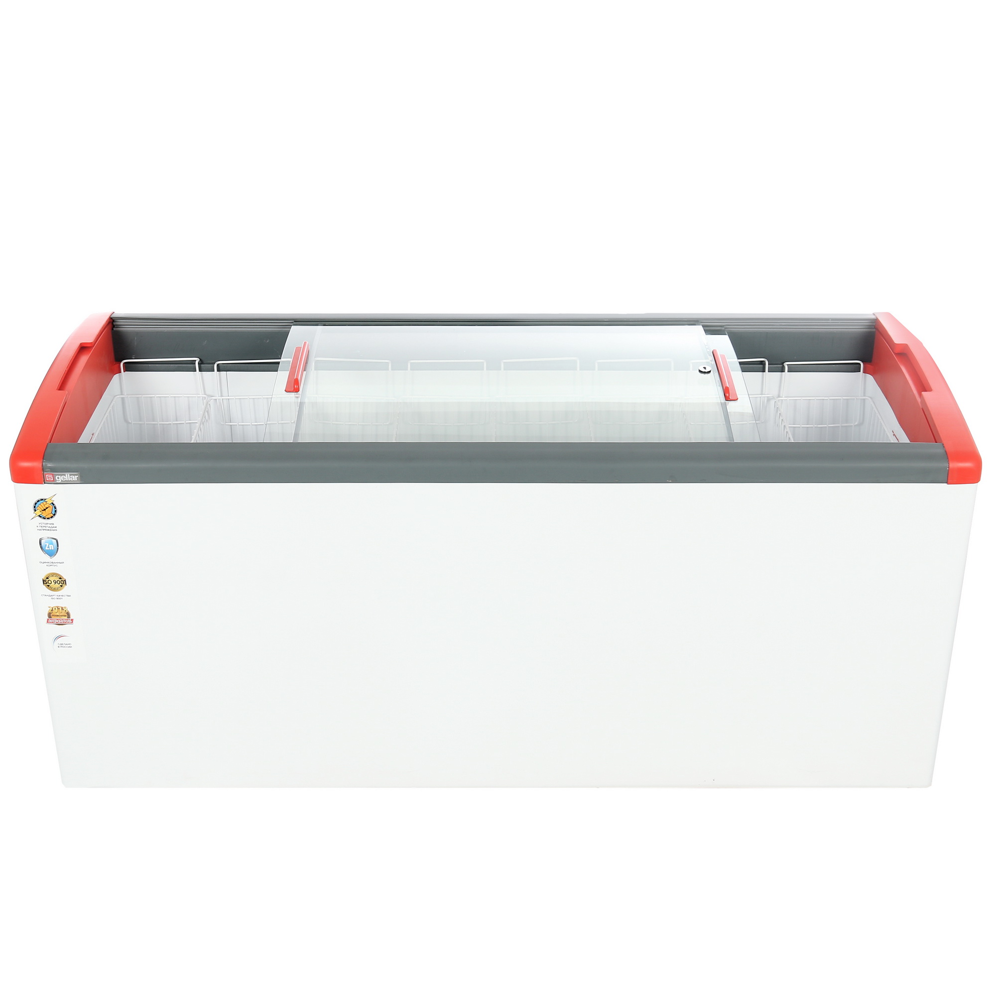 1229619 Морозильный ларь Frostor Gellar FG 775 E белый, красный STDN-0051407 - Вид №6