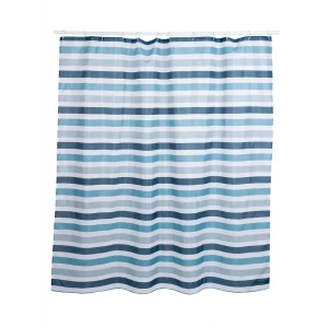 Штора для ванной Аквалиния Нэви SC7009B 180x180 см полиэстер цвет синий