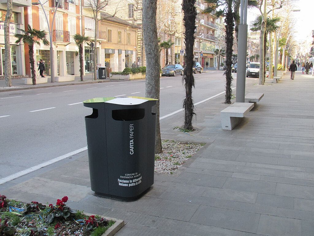 Стальная корзина для мусора для утилизации отходов Studio Città Flower ARCH-00109529 - Вид №1